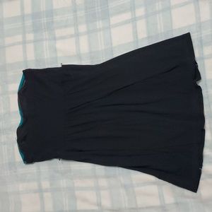 XHILARATION Women Size Medium Black Strapless Mini Dress